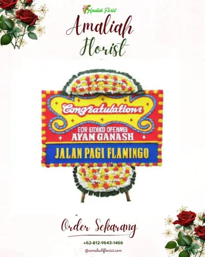 Bunga Papan Congratulation di Ngis
